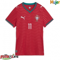 Camiseta Portugal Joao Felix #11 Primera Equipación para mujer Mundial 2026 manga corta